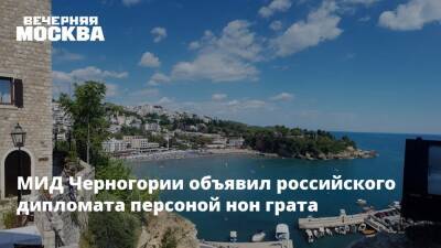 МИД Черногории объявил российского дипломата персоной нон грата - vm.ru - Черногория