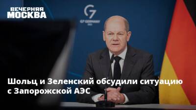 Владимир Зеленский - Владимир Путин - Игорь Конашенков - Олаф Шольц - Олафом Шольцем - Шольц и Зеленский обсудили ситуацию с Запорожской АЭС - vm.ru - Россия - Украина - Киев - Германия - Запорожская обл. - ДНР - ЛНР