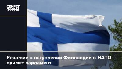 Саули Ниинист - Решение о вступлении Финляндии в НАТО примет парламент - secretmag.ru - Финляндия