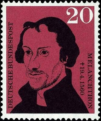 Мартин Лютер - История Германии в почтовых марках: Филипп Меланхтон - rusverlag.de - Германия
