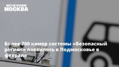 Более 700 камер системы «Безопасный регион» появилось в Подмосковье в феврале - vm.ru - Московская обл.
