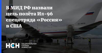 Мария Захарова - В МИД РФ назвали цель полёта Ил-96 спецотряда «Россия» в США - nsn.fm - Москва - Россия - США - Вашингтон - Санкт-Петербург