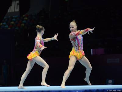 В Баку стартовали финалы Всемирных соревнований по акробатической гимнастике (ФОТО) - trend.az - Азербайджан