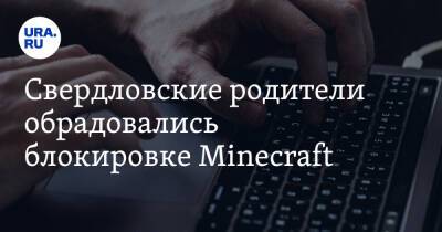 Свердловские родители обрадовались блокировке Minecraft. «Дети перестанут тупеть» - ura.news - Россия - США - Украина