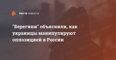 "Берегини" объяснили, как украинцы манипулируют оппозицией в России - ren.tv - Россия - Украина