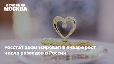Росстат зафиксировал в январе рост числа разводов в России - vm.ru - Россия