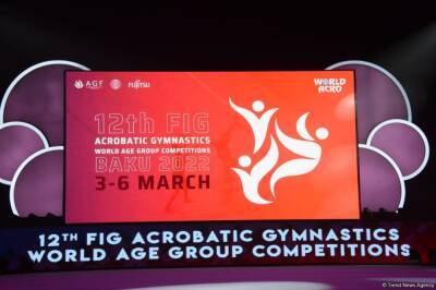 Азербайджан - Женская группа из России заняла первое место на Всемирных соревнованиях по акробатической гимнастике в Баку - trend.az - Россия - США - Португалия - Азербайджан