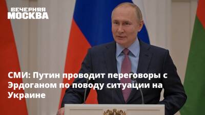 Владимир Путин - Реджеп Эрдоган - СМИ: Путин проводит переговоры с Эрдоганом по поводу ситуации на Украине - vm.ru - Россия - Украина - Киев - Турция - ДНР - ЛНР - Гомельская обл.