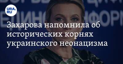 Мария Захарова - Захарова напомнила об исторических корнях украинского неонацизма - ura.news - Австрия - Россия - Украина