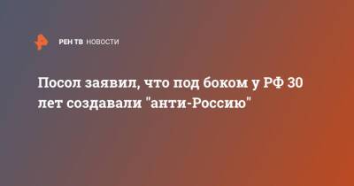 Владимир Путин - Сергей Лавров - Сергей Андреев - Посол заявил, что под боком у РФ 30 лет создавали "анти-Россию" - ren.tv - Россия - Польша - Донбасс