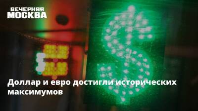 Доллар и евро достигли исторических максимумов - vm.ru - Москва - Россия