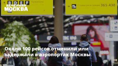 Роман Гусаров - Около 100 рейсов отменили или задержали в аэропортах Москвы - vm.ru - Москва - Россия