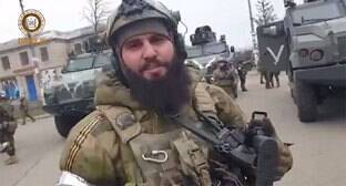 Владимир Путин - Рамзан Кадыров - Кадыров опубликовал видеоотчет чеченского командира с Украины - kavkaz-uzel.eu - Украина - респ. Чечня