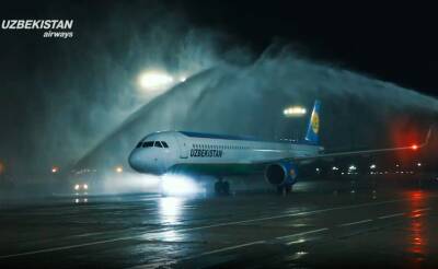 Uzbekistan Airways получила второй самолет Airbus A321neo. Видео - podrobno.uz - Узбекистан - Лондон - Сеул - Куала-Лумпур - Ташкент