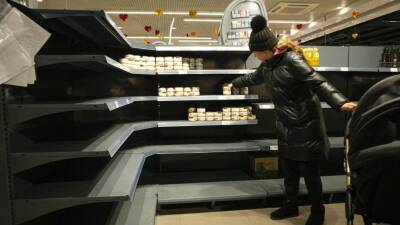 Владимир Путин - Энтони Блинкен - Пустые полки в супермаркетах: граждане России уже страдают от западных санкций - germania.one - Москва - Россия - США - Украина - Германия - Литва - Вильнюс