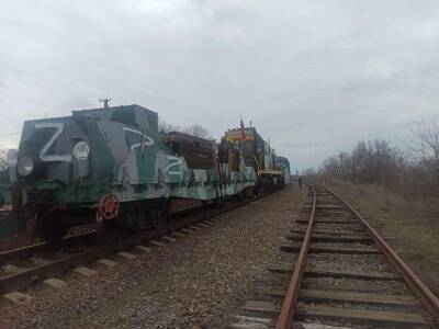 "Скоро тачанки поедут": Россияне пригнали в Мелитополь бронепоезд - vchaspik.ua - Россия - Китай - Украина - Крым - Мелитополь