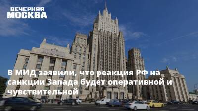 Владимир Путин - Дмитрий Биричевский - В МИД заявили, что реакция РФ на санкции Запада будет оперативной и чувствительной - vm.ru - Москва - Россия - Украина - Киев - ДНР - ЛНР