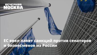 Евгений Надоршин - ЕС ввел пакет санкций против сенаторов и бизнесменов из России - vm.ru - Россия - Белоруссия