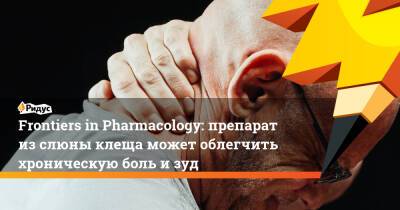 Frontiers in Pharmacology: препарат из слюны клеща может облегчить хроническую боль и зуд - ridus.ru - Англия - county Frontier