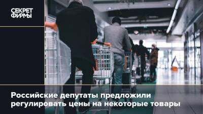 Александр Хинштейн - Российские депутаты предложили регулировать цены на некоторые товары - secretmag.ru - Россия