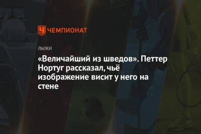 Петтер Нортуг - «Величайший из шведов». Петтер Нортуг рассказал, чьё изображение висит у него на стене - championat.com - Норвегия - Швеция