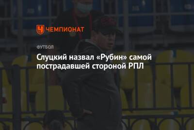 Андрей Панков - Леонид Слуцкий - Слуцкий назвал «Рубин» самой пострадавшей стороной РПЛ - championat.com
