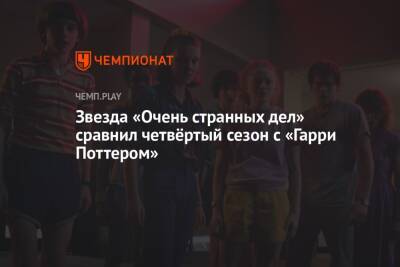 Гарри Поттер - Звезда «Очень странных дел» сравнил четвёртый сезон с «Гарри Поттером» - championat.com