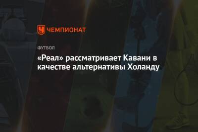 «Реал» рассматривает Кавани в качестве альтернативы Холанду - championat.com - Испания - Мадрид