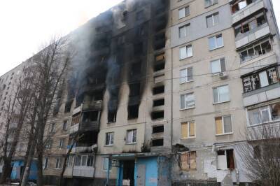 После утреннего обстрела на Салтовке горели многоэтажные дома и гаражи (фото) - objectiv.tv - Украина - Харьковская обл. - Харьков