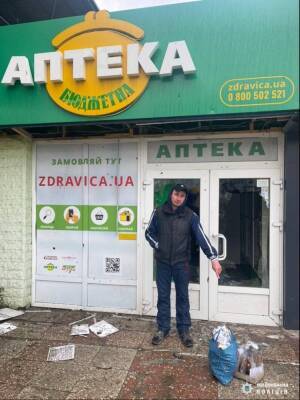Сергей Болвинов - Харьковский мародер объяснил полиции, зачем ограбил аптеку (видео) - objectiv.tv - Украина - Харьковская обл. - Харьков