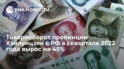 Товарооборот провинции Хэйлунцзян с РФ в I квартале 2022 года вырос на 45% - smartmoney.one - Россия - Китай - провинция Хэйлунцзян