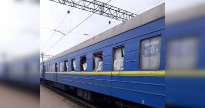 В Запорожье во время ракетного обстрела выбило окна поезда "Запорожье-Львов" (фото) - focus.ua - Россия - Украина - Кривой Рог - Запорожье - Запорожье