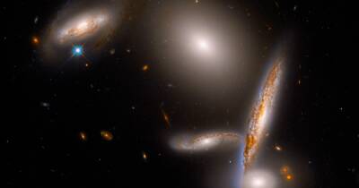 День рождения телескопа Хаббл: ученые получили потрясающий снимок сразу пяти галактик (фото) - focus.ua - Украина