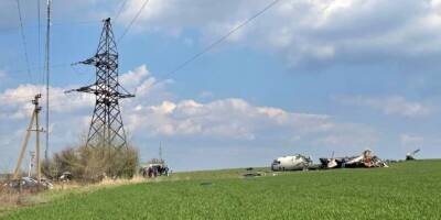Появилось первое видео с места падения Ан-26 в Запорожской области - nv.ua - Украина - Запорожская обл.