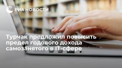 Андрей Турчак - Сенатор Турчак предложил повысить предел годового дохода самозанятого в IT-сфере - smartmoney.one - Россия
