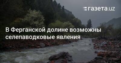 В Ферганской долине возможны селепаводковые явления - gazeta.uz - Узбекистан - Киргизия