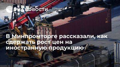 Денис Мантуров - Минпромторг: параллельный импорт сдержит рост цен на иностранную продукцию в России - smartmoney.one - Россия