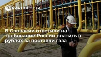 Глава Минэкономики Словакии Сулик допустил возможность оплаты за российский газ в рублях - smartmoney.one - Россия - Словакия