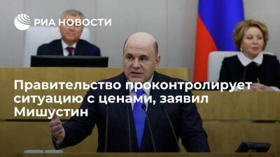 Михаил Мишустин - Премьер Мишустин заявил, что правительство проконтролирует ситуацию с ценами - smartmoney.one - Россия