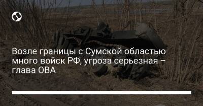 Дмитрий Живицкий - Возле границы с Сумской областью много войск РФ, угроза серьезная – глава ОВА - liga.net - Россия - Украина - Сумская обл. - Сумы