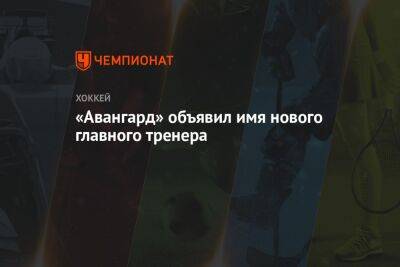 Дмитрий Рябыкин - «Авангард» объявил имя нового главного тренера - championat.com