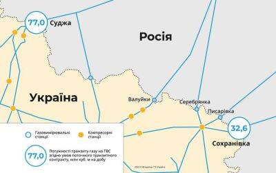 Украина вынуждена прекратить транзит газа через две станции в Луганской области — ГТС - objectiv.tv - Россия - Украина - Луганская обл.