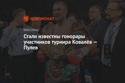 Сергей Ковалев - Стали известны гонорары участников турнира Ковалёв — Пулев - championat.com - Россия - США - Лос-Анджелес - Болгария - шт. Калифорния