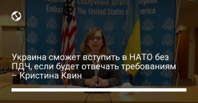 Кристина Квин - Украина сможет вступить в НАТО без ПДЧ, если будет отвечать требованиям – Кристина Квин - liga.net - Россия - США - Украина - Швеция - Финляндия