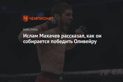 Ислам Махачев - Чарльз Оливейру - Ислам Махачев рассказал, как он собирается победить Оливейру - championat.com - Россия