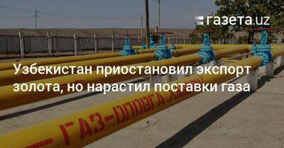 Узбекистан - Узбекистан приостановил экспорт золота, но нарастил поставки газа - gazeta.uz - Китай - Узбекистан - Турция