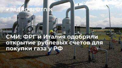 Александр Новак - Reuters: власти ФРГ и Италии разрешили своим компаниям открывать рублевые счета для покупки газа у РФ - smartmoney.one - Россия - Италия - Германия - Берлин