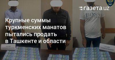 Крупные суммы туркменских манатов пытались продать в Ташкенте и области - gazeta.uz - США - Узбекистан - Туркмения - Ташкент