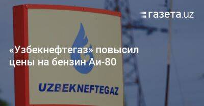 «Узбекнефтегаз» повысил цены на бензин Аи-80 - gazeta.uz - Узбекистан