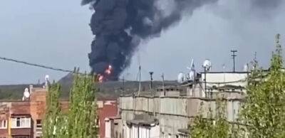 В окупованій Макіївці виникла сильна пожежа на нафтобазі: фото, відео - thepage.ua - Украина - ДНР